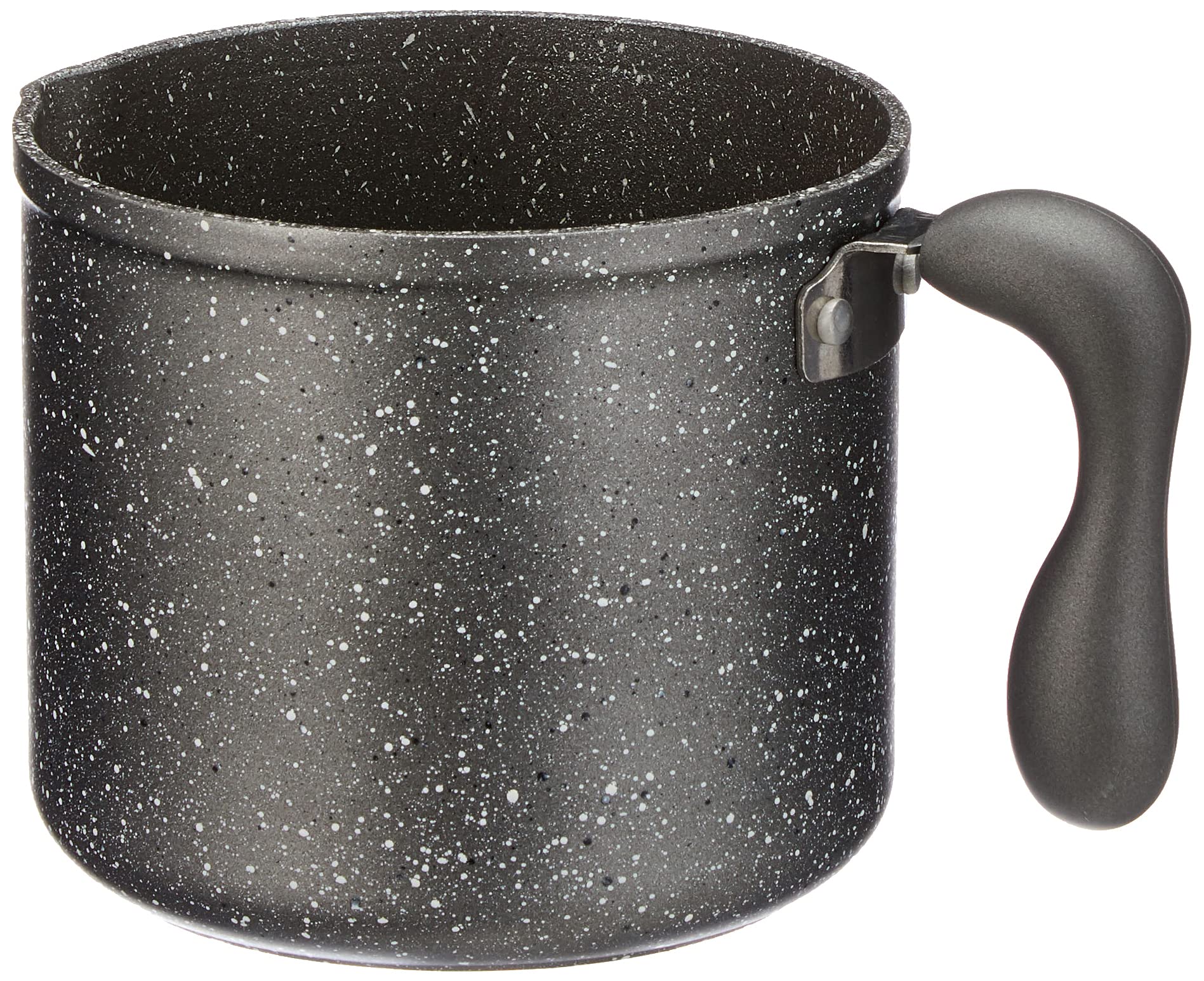 Tognana Mythos Aluminium Milk Pan for All Heat Bases, Excluding Induction, Grey, Diameter 12 cm