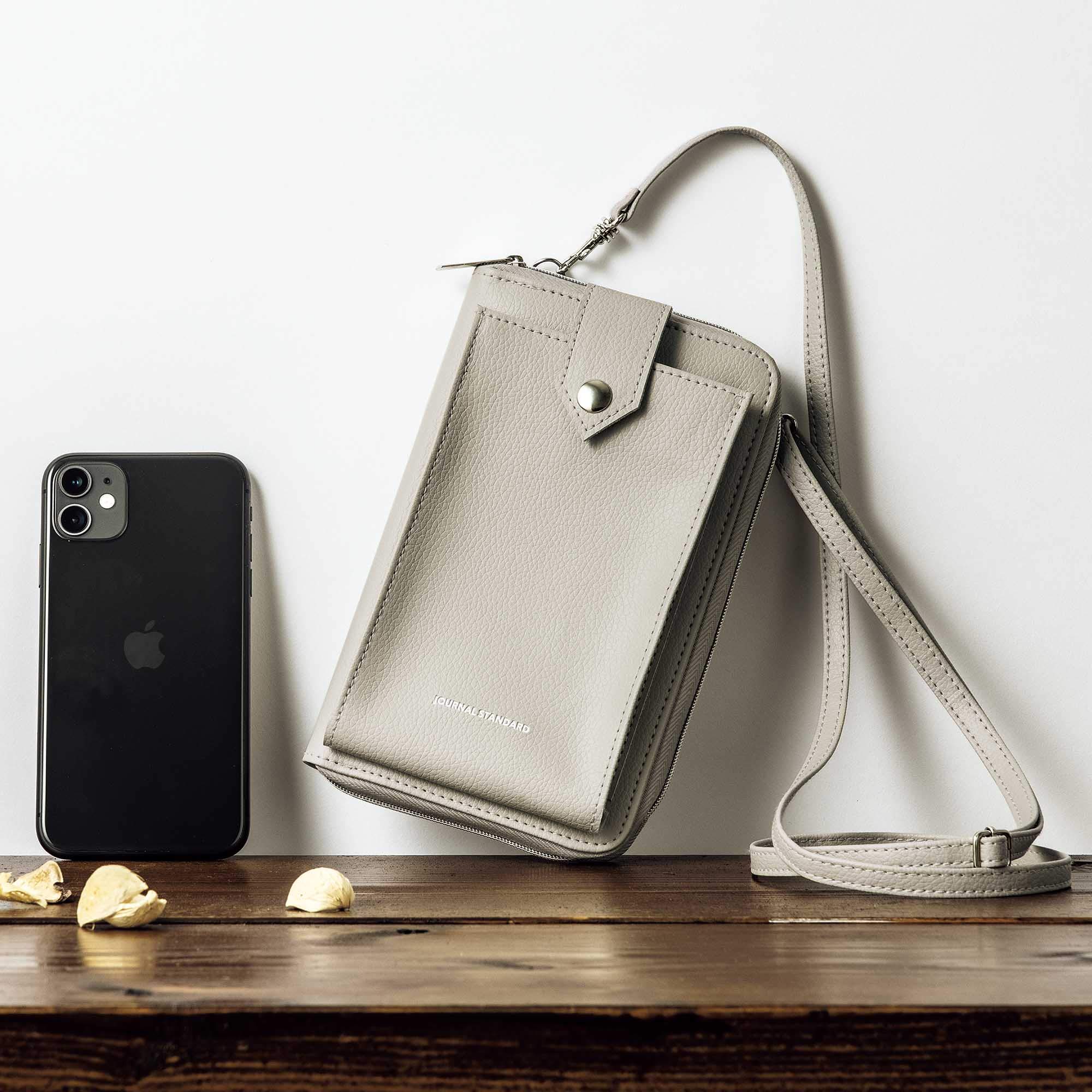 InRed(インレッド)2021年2月号：1/7発売 雑誌付録：ジャーナル スタンダード スマホが入るお財布ポシェット