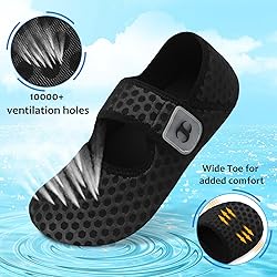 Wide Summer Beach Water Shoes Womens Mesh Barefoot