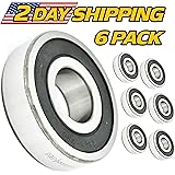 HD Switch (6 Pack) Yazoo Kees 1-363173, 363173 Spindle Bearings - High Temp Grease - OEM Upgrade