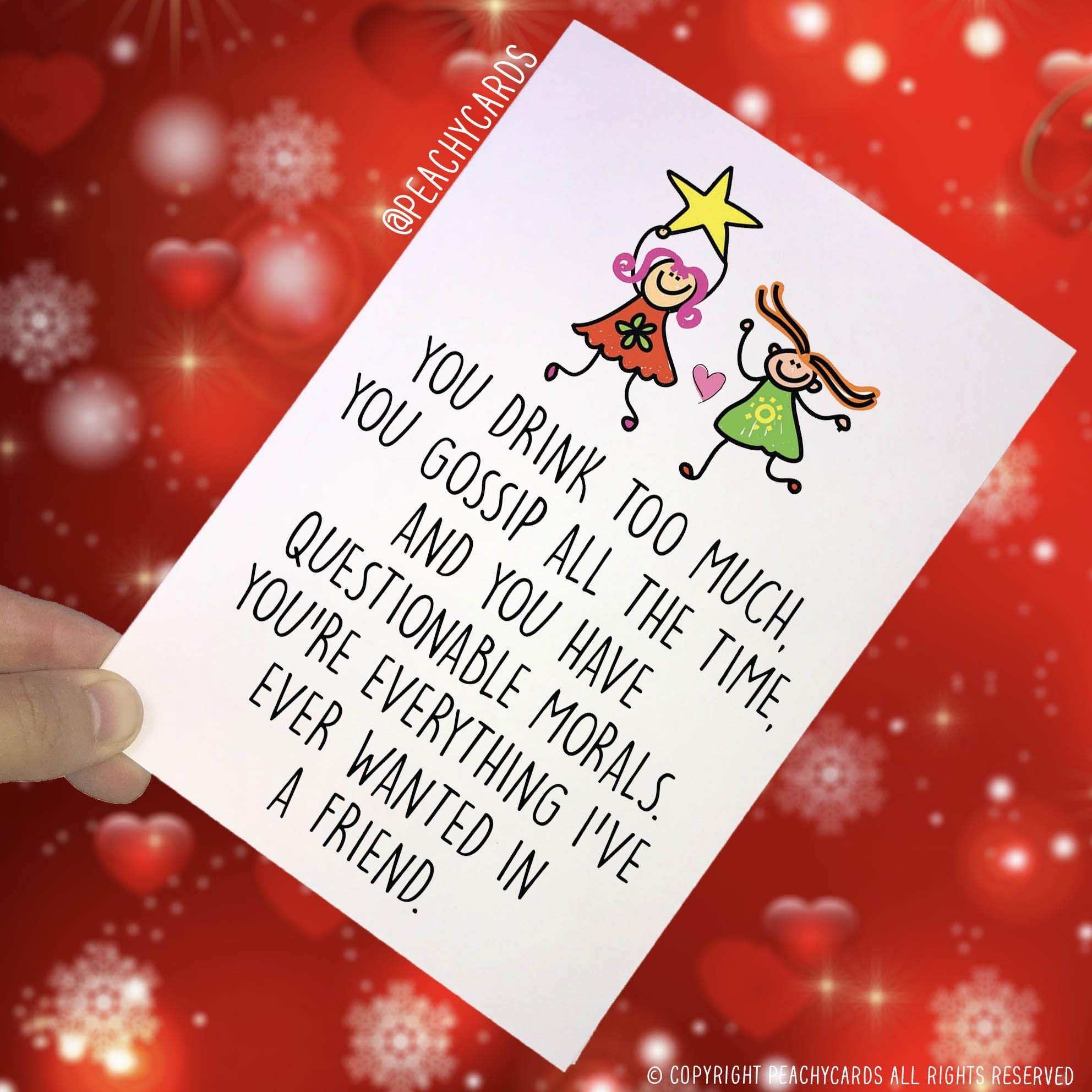 Best Friend Card Funny Birthday Card Birthday Card Friend Greeting Card Birthday Card Funny Birthday Card for Her for Women Rude Card PC151