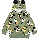 Disney Mickey Mouse Fleece Pullover Hoodie Infant to Big Kid Sizes (12 Months - 18-20)