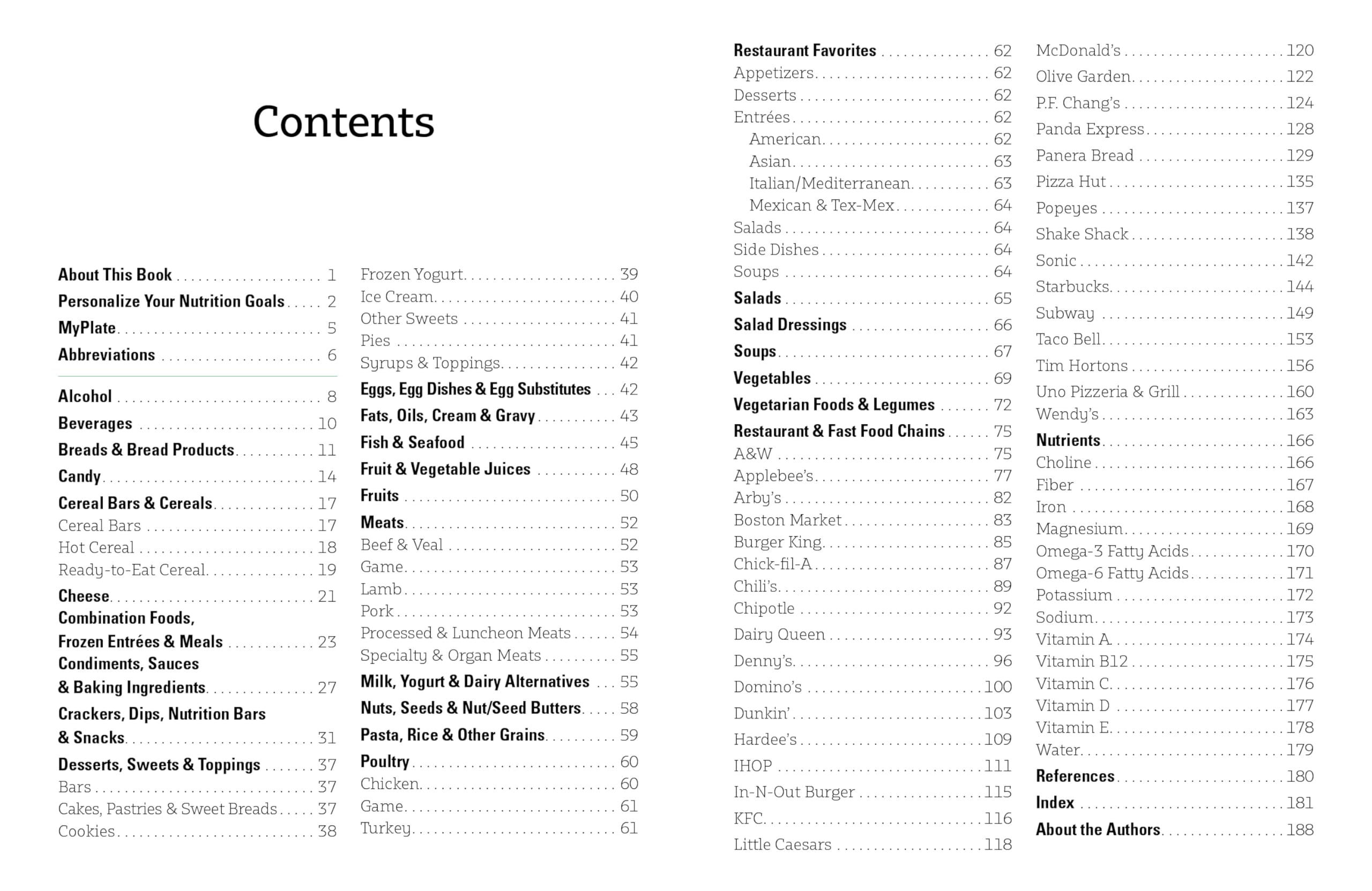 The Food Counter's Pocket Companion, Sixth Edition: Calories, Carbohydrates, Protein, Fats, Fiber, Sugar, Sodium, Iron, Calcium, Potassium, and Vitamin D―with 32 Restaurant Chains The Food Counter's Pocket Companion, Sixth Edition: Calories, Carbohydrates, Protein, Fats, Fiber, Sugar, Sodium, Iron, Calcium, Potassium, and Vitamin D―with 32 Restaurant Chains Paperback Kindle Spiral-bound