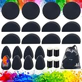 24+1 Pcs Face Paint Sponges Kit, Boyistar Art Work Body Painting Sponge | for Face High Density for Makeup Body Paint with Storage Bag