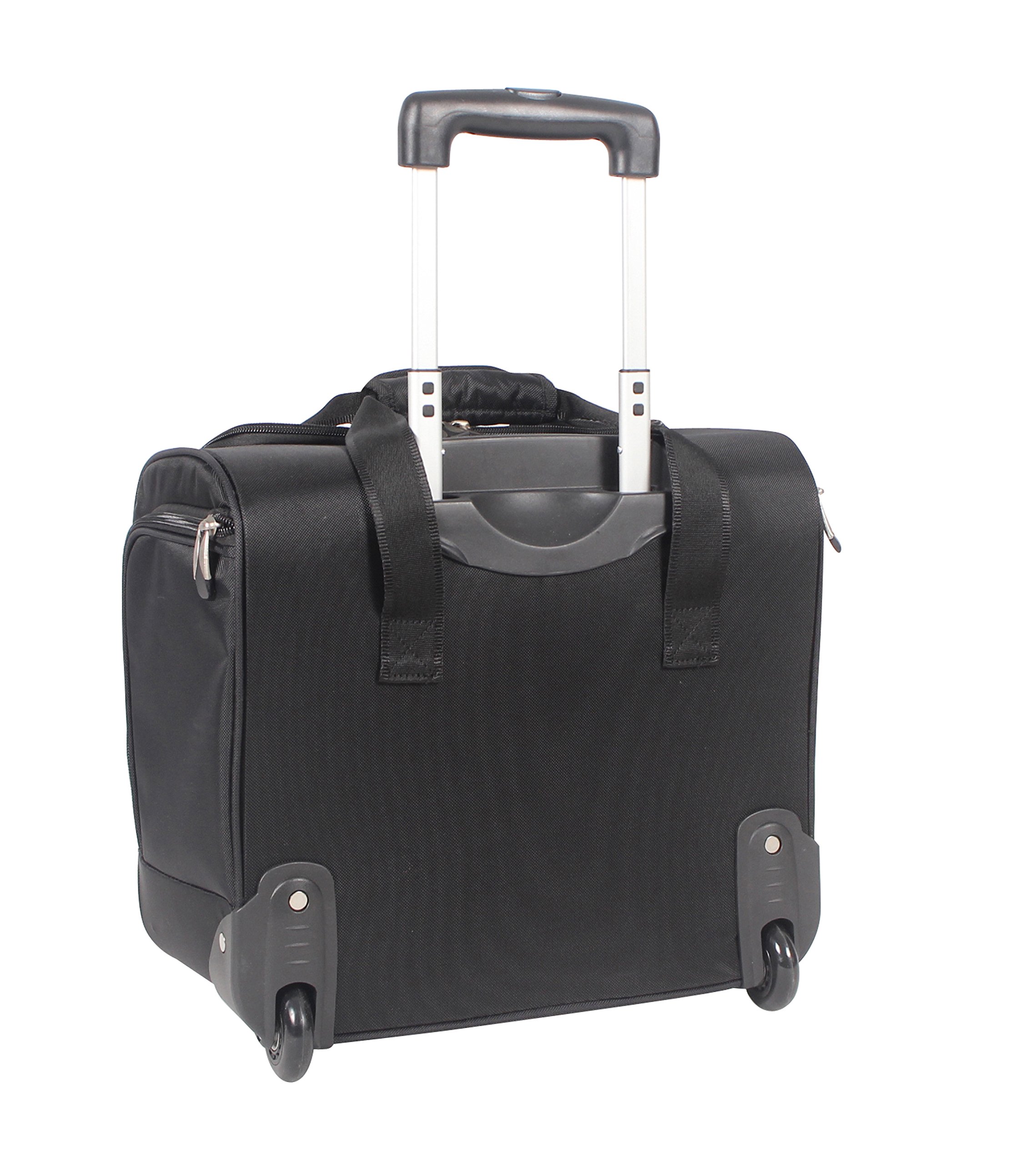 Ciao Luggage - 15 Inch Under Seat Bag - Carry On Suitcase with Rolling Wheels