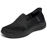 Skechers Women's Slip-Ins: Go Walk Flex Relish | Hands Free Slip-Ins, Air-Cooled Memory Foam Insole, Ultra Go Cushioning, Machine Washable, Flex Pillars