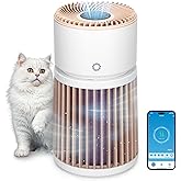 Airthereal Pet Air Purifier for Large Room up to 3500sq.ft - Odor Eliminate H13 Purple Filter - Air Cleaner for Pet Hair, Dander, Cat Urine Odor, Dust, Smoke - PM 2.5 Air Quality Sensor, AGH400-PET