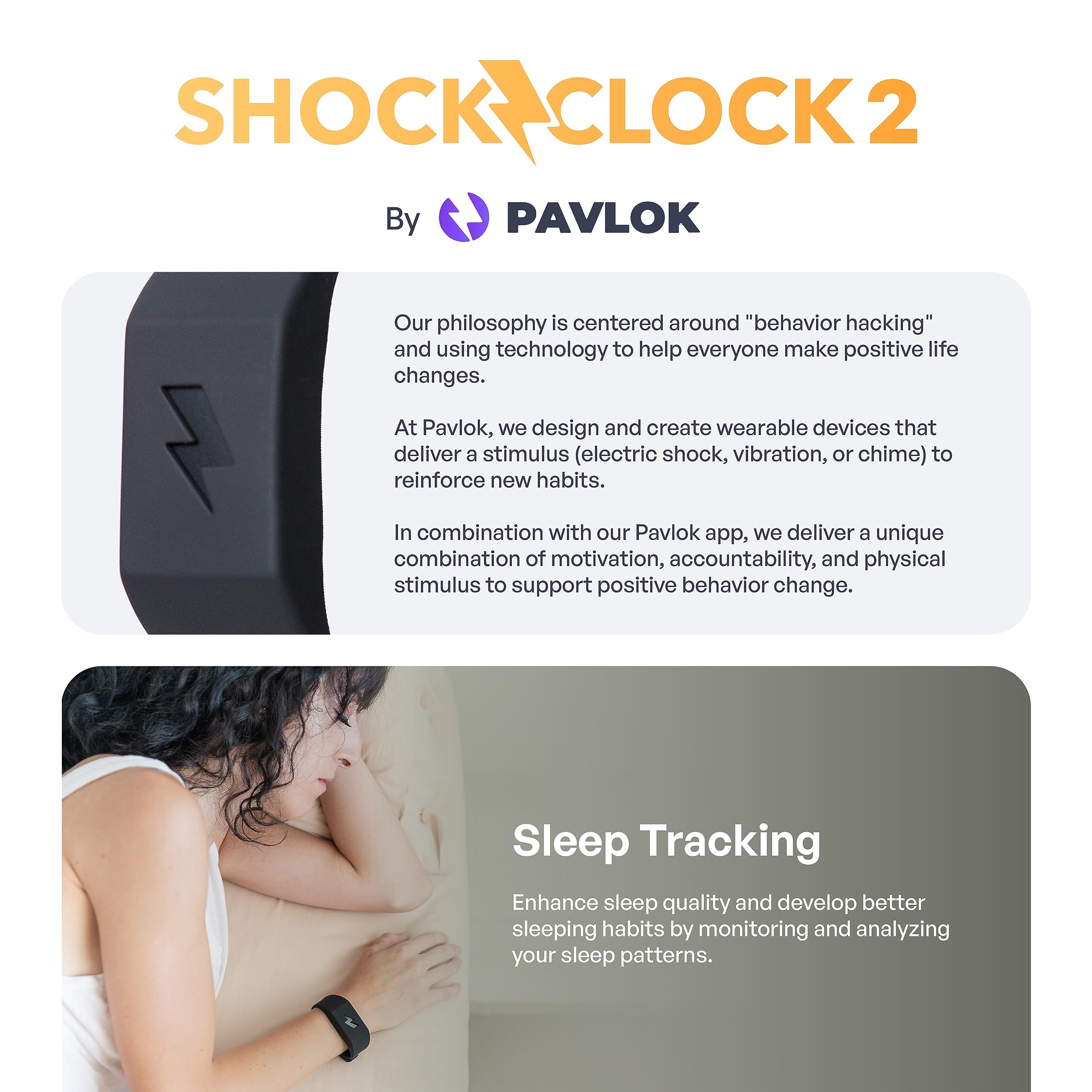 Mua Shock Clock 2 Silent Alarm Clock Ideal for Heavy Sleepers