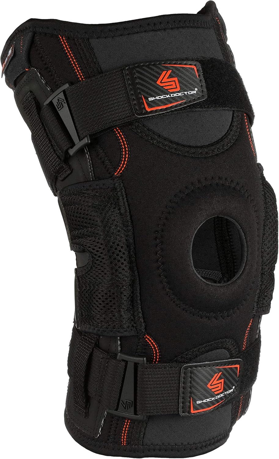 Hinged Knee Brace: Shock Doctor Maximum Support Compression Knee Brace - for ACL/PCL Injuries, Patella Support, Sprains, Hypertension and More for Men and Women