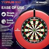 Mission Darts Torus 100 Tor100 LED Folding Dartboard Light Black view 9