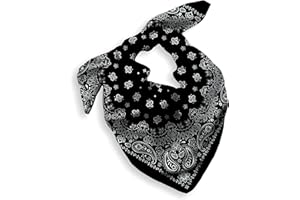 EVERY-VILLE WHERE EVERYONE IS WELCOME Gift Packaging Bandana for Men Women - 100% Cotton, Paisley, 22x22 In, 1 Pack - Large Bandanna Handkerchief Cowboy Hanky