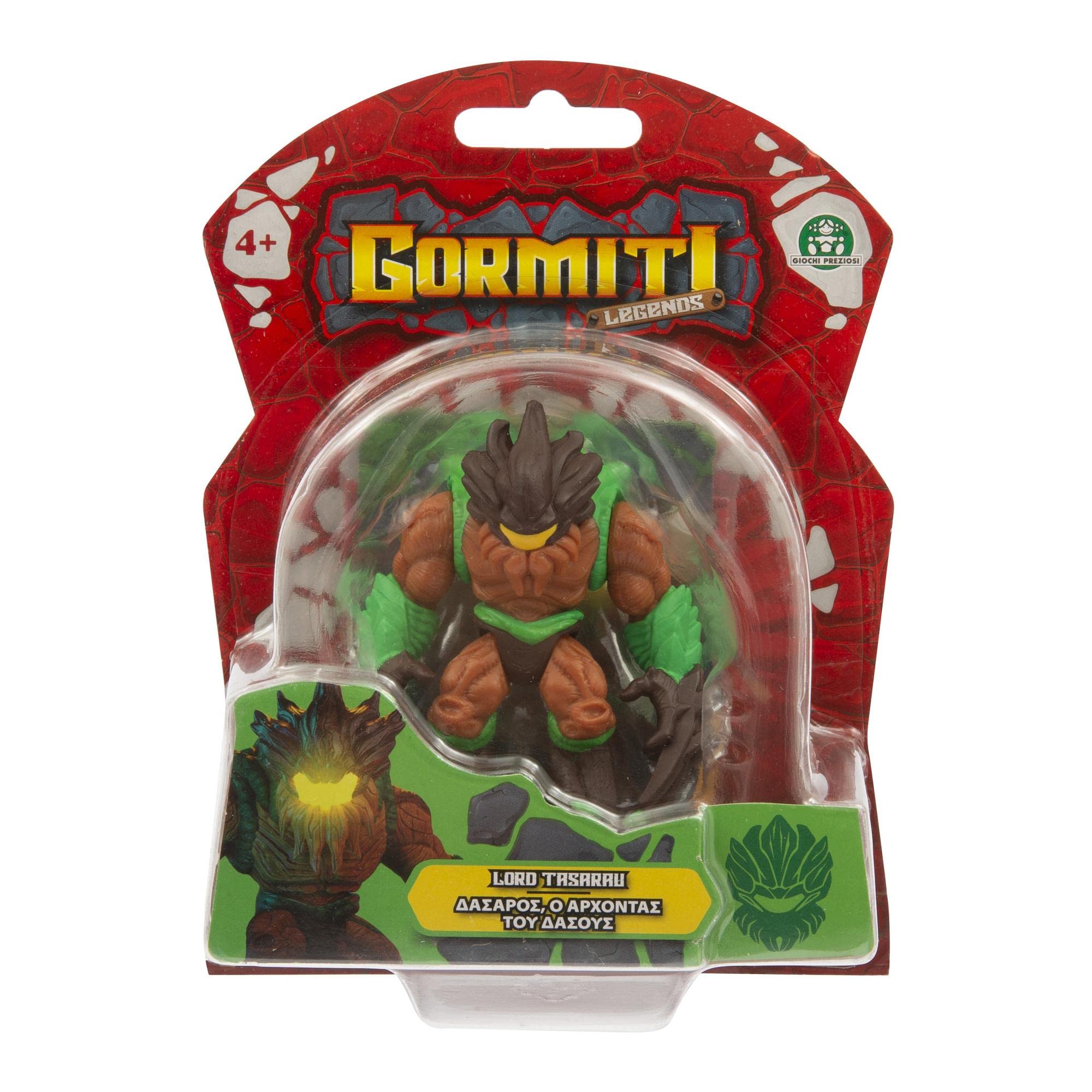 GORMITI Giochi Preziosi LEGENDS Tasarau 7 cm with Mix and Match Function, Card Included, for Children from 4 Years