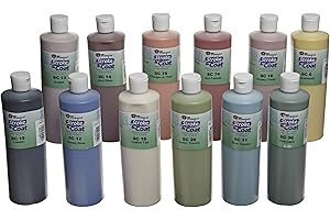 Mayco Stroke and Coat Wonderglaze for Bisque Set A - 1 Pint - Set of 12 - Assorted Colors