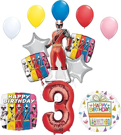Amazon Com The Ultimate Power Rangers Ninja Steel 3rd Birthday