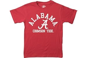 Wes and Willy NCAA Kids Short Sleeve Organic Cotton Tee Shirt