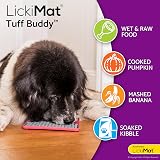 LICKIMAT Lickimat Tuff Red Heavy-Duty Slow Feeder Dog Mat view 5