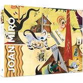 Pomegranate 1000-Piece Puzzle for Adults, Joan Mir&oacute;'s The Tilled Field | Matte finish, snug fit, 27x20" jigsaw puzzle, Surrealist art, political painting, Cubism, no-AI art