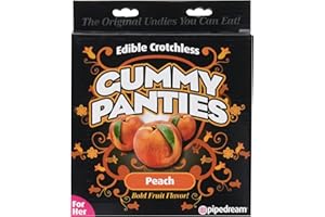 Pipedream Products Edible Crotchless Gummy Panties-Peach