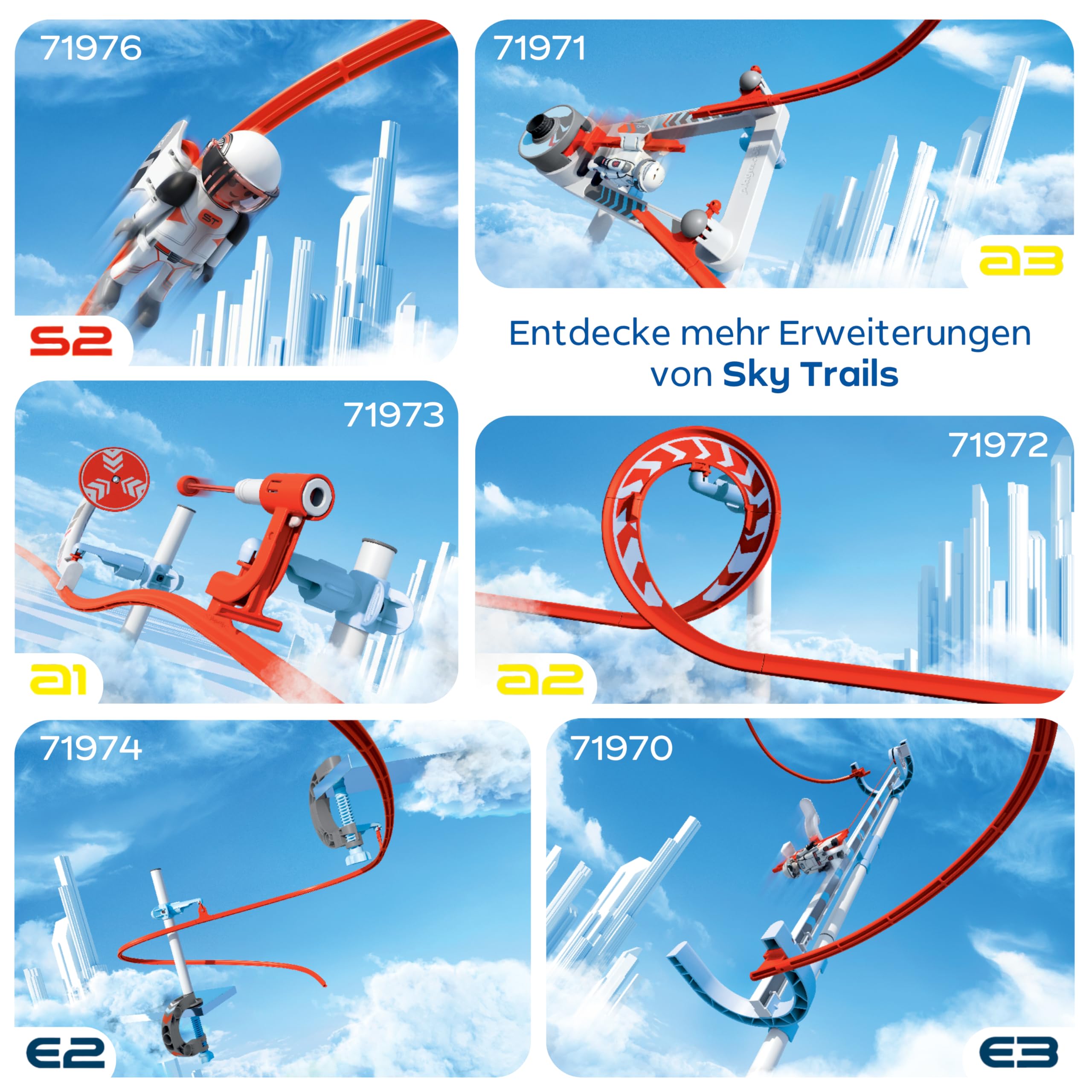 Sky Trails | Starter Kit | Konstruktionsspielzeug für fantasievolle Strecken & Abenteuer | Baue Deine eigene Welt Kinder ab 7 Jahren | 71969 5