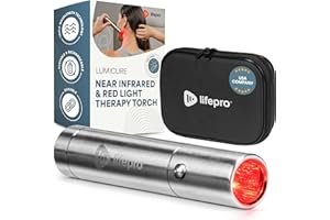 Lifepro Infrared & Red Light Therapy for Body Joints & Muscles Wellness Support, Portable Red Light Therapy Device, Near Infrared Light Therapy for Body & Face - Use 3 wavelengths