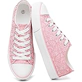 yageyan Womens White Tennis Shoes Low top Canvas Sneakers Women Fashion Shoes for Walking Casual Canvas Comfortable