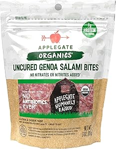 Organic Uncured Genoa Salami Bites