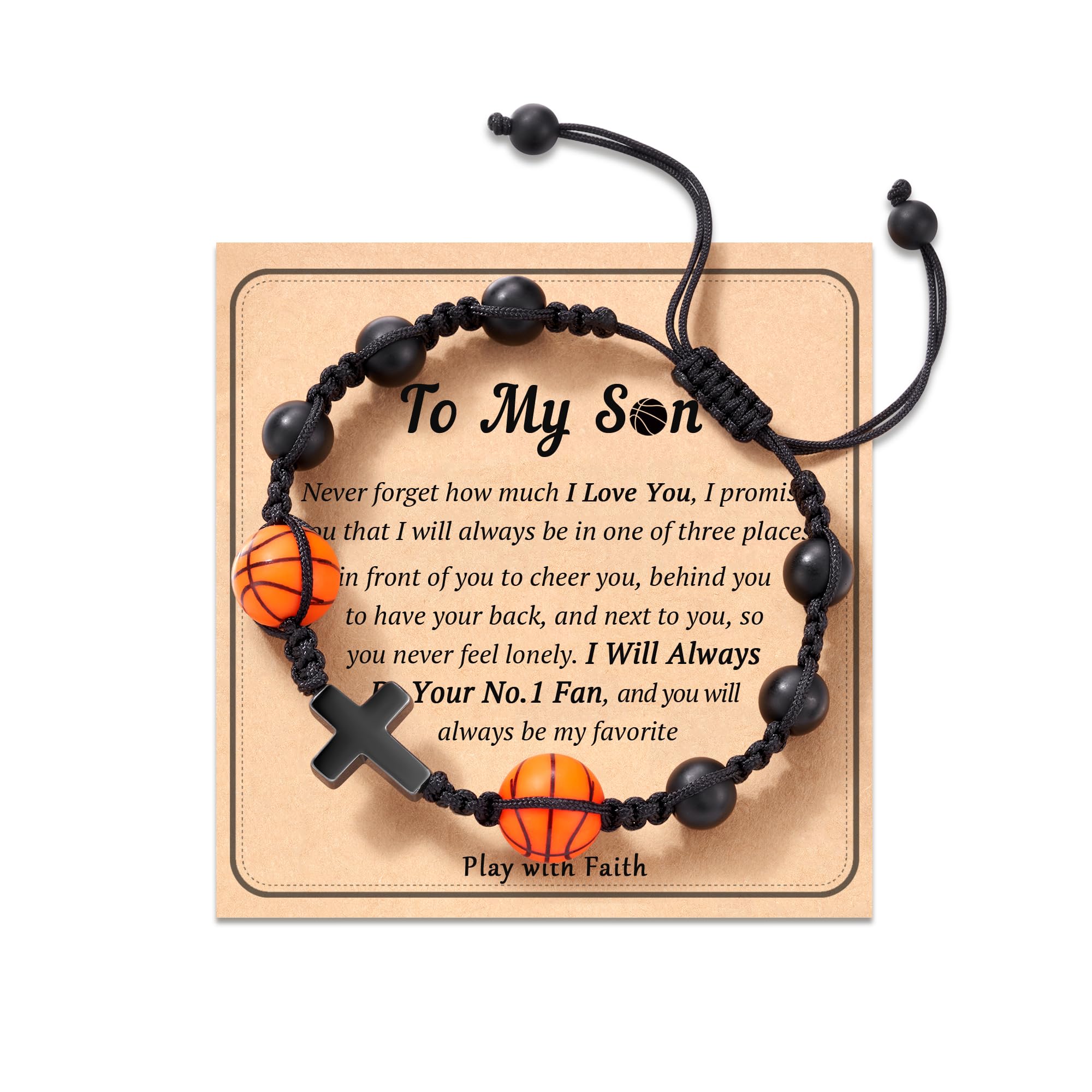 HGDEER Basketball Gifts, Basketball Bracelets