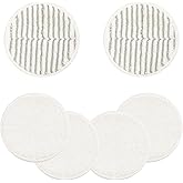 2124 Replacement Pads for Bissell Spinwave Spin Mop, 2 Scrubby Pads and 4 Soft Pads Compatible with Bisell Spinwave 2039 2039