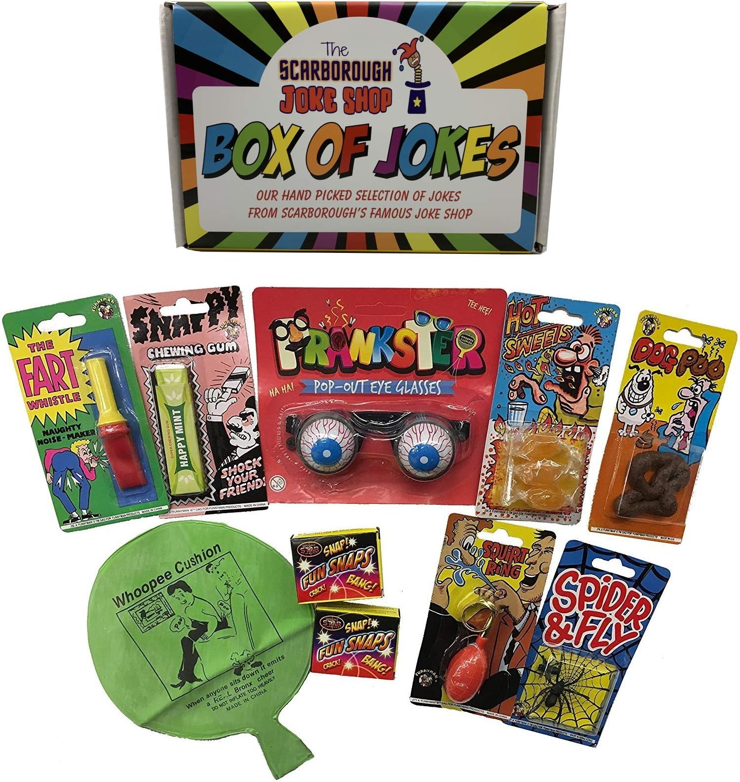 Box of Jokes ~ Small Prankster Set ~ Stocking Fillers ~ Gift Box