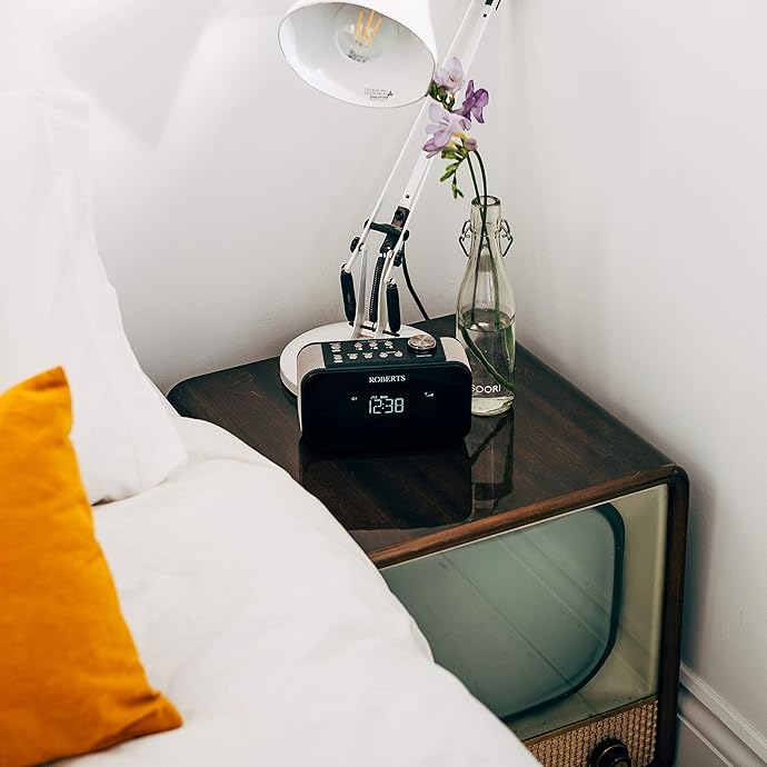 Roberts Radio ORTUS2BK DAB/DAB+/FM 闹钟收音机 中亚Prime会员免运费直邮到手约￥659