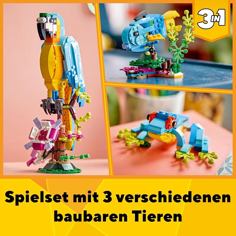 Creator 3in1 Exotischer Papagei 31136