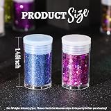 LEOBRO Glitter Set 32 Jars Fine & Chunky Holographic Craft Glitter 32pcs view 9