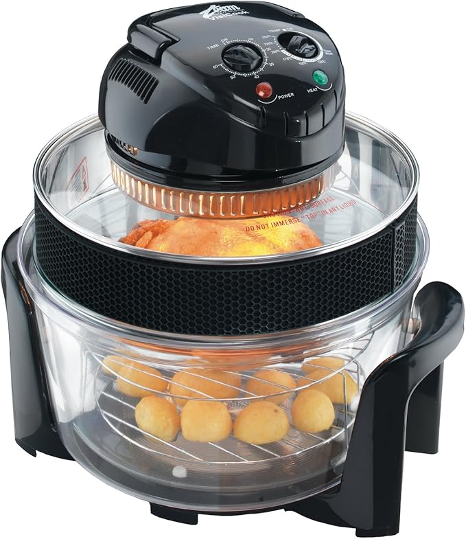 VisiCook Halogen Oven 2015 with Sleeved Extender Ring and Cool Surround