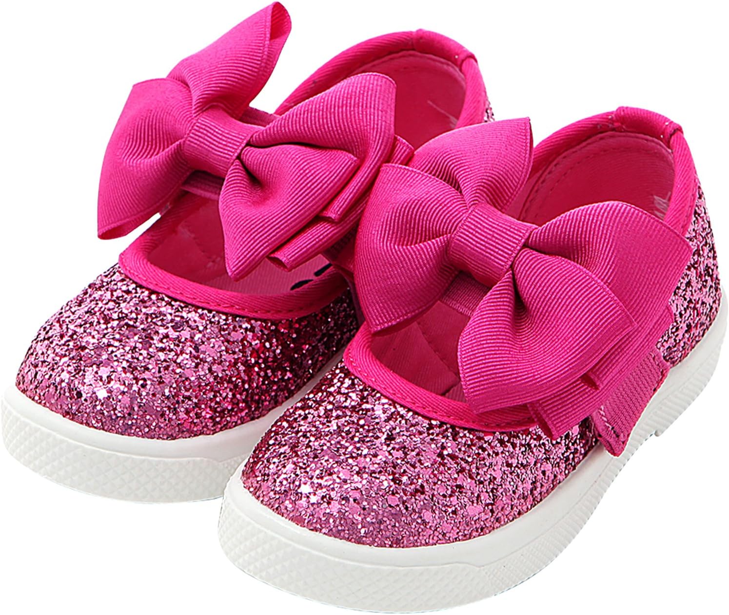 Ozkiz Little Girls Shoes Slip-on Fashion Glitter Sneaker for Toddler/Little Kid