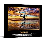 KREATIVE ARTS Canvas Wall Art for Droms Journey Quote Inspirational Prints Motivational Work Posters for Classroom Education Quotes Giclee Print Gallery Wrap Modern Home Decor (Journey)