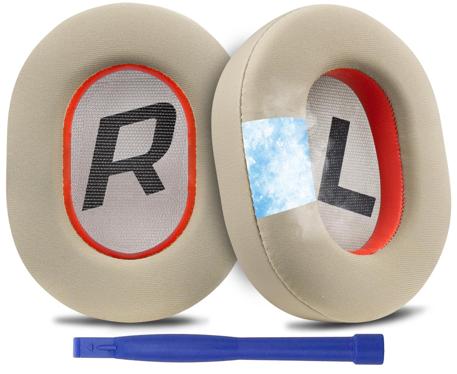 SOULWIT Cooling Gel Earpads Replacement for Plantronics BackBeat Pro 2, Voyager 8200 UC Headphones, Ear Pads Cushions with High-Density Noise Isolation Foam (Gold) — image 1