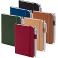 Feela 15-Pack Mini Hardcover Notebooks With Pens - A6 College Ruled Pocket Journals (3.5"x5.5", Wine Red) - View #6
