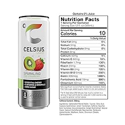 CELSIUS Sparkling Kiwi Strawberry, Sugar Free