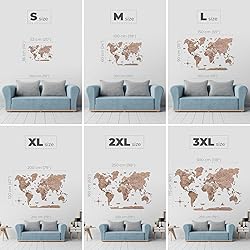 ENJOY THE WOOD 3D Wood World Map Wall Art Large