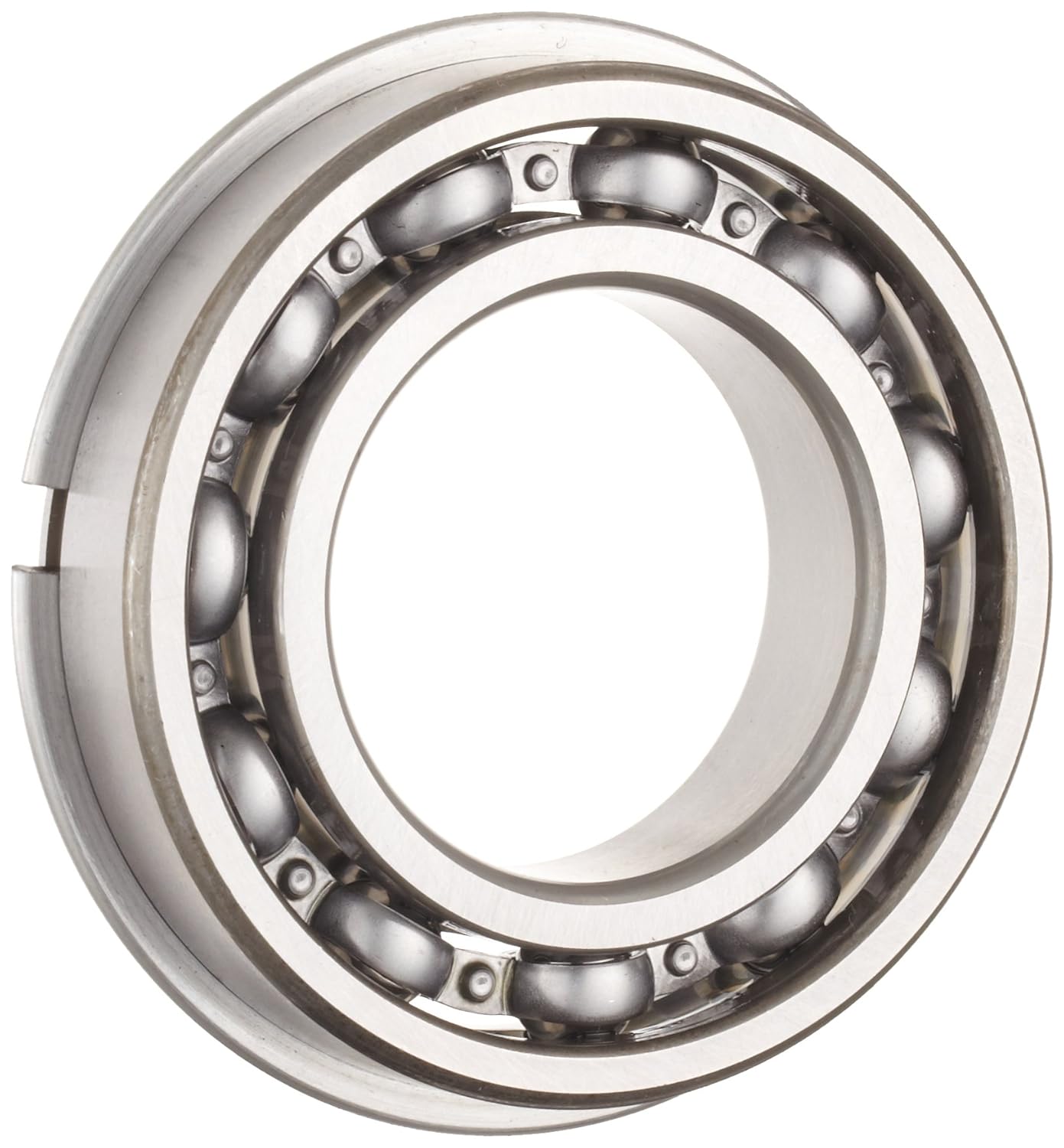 NSK 6020NR Deep Groove Ball Bearing, Single Row, Open, Snap Ring