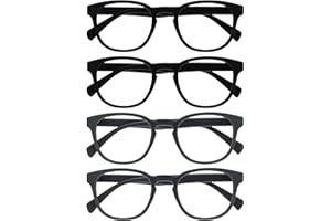 OPULIZE Pop Multipack Retro Round Smooth Matt Black Grey Mens Womens Reading Glasses Spring Hinges R2-17