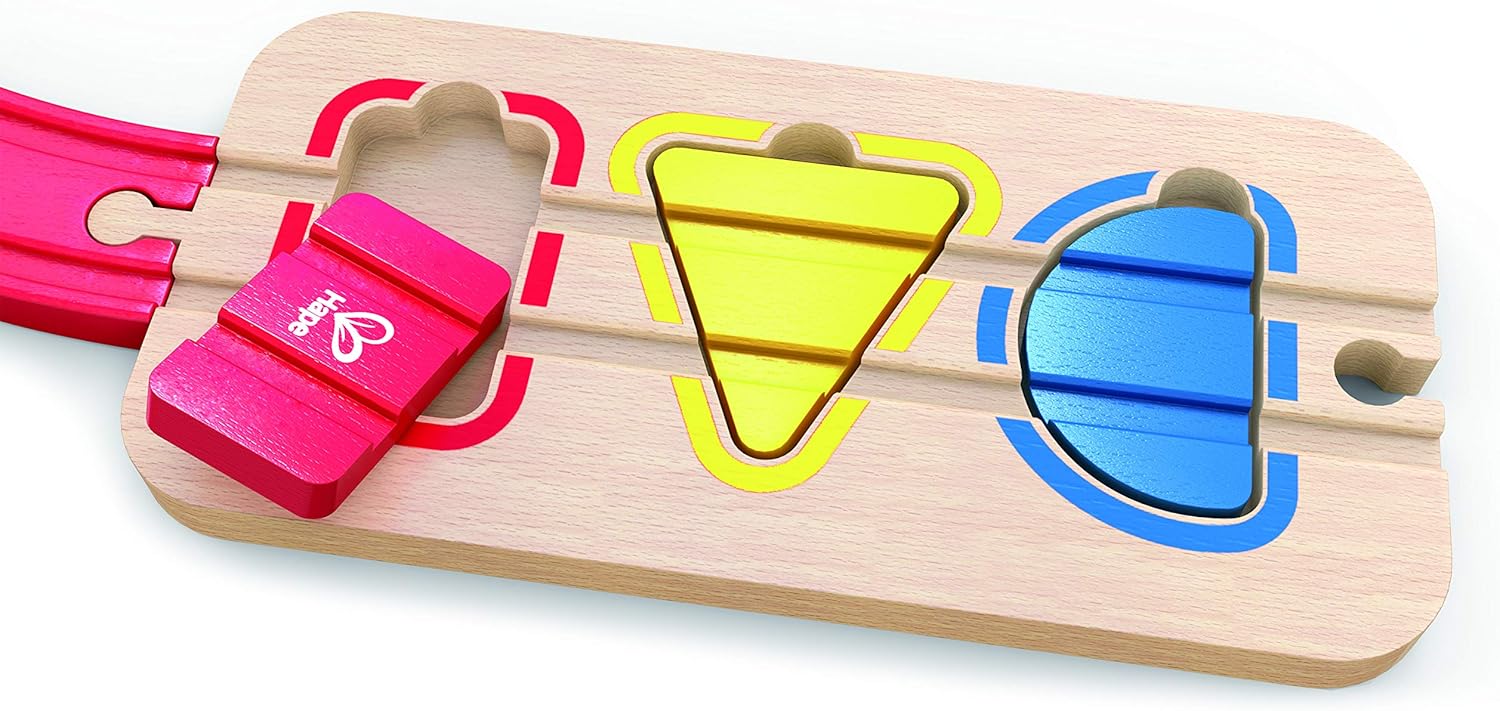 hape rainbow puzzle railway