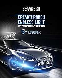 BEAMTECH 9006/HB4 Light Bulbs, G-XPower Chips