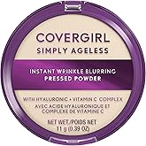 Covergirl Simply Ageless Instant Wrinkle Blurring Pressed Powder, Translucent, 0.39 Oz.
