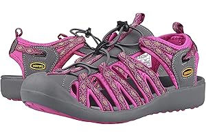 GRITION Hiking Sandals Women Closed Toe, Waterproof Lightweight Adjustable Hiking Athletic Sandals, Breathable For Beach Summer Adventure Comfortable Outdoor Sport