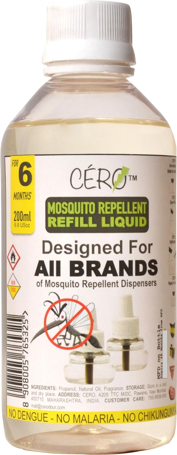 Cero Mosquito Repellent Refill Liquid For All Brands Of Vaporiser
