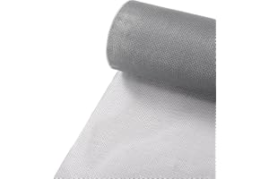FLYZZZ Screen Door Repair Kit Replaceable Window Screen Kit 39''x78'' Grey Fiberglass Mesh Insect for Fiberglass Door, Window