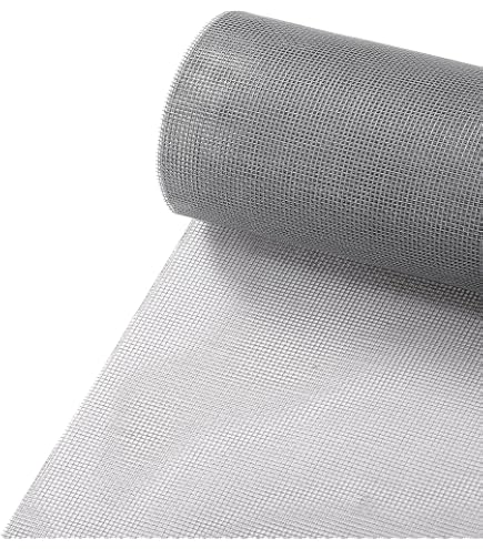 Filet Moustiquaire En Aluminium 150 Cm X 3 M – Maille 18x16, Couleur Gris – Résistant Et Durable