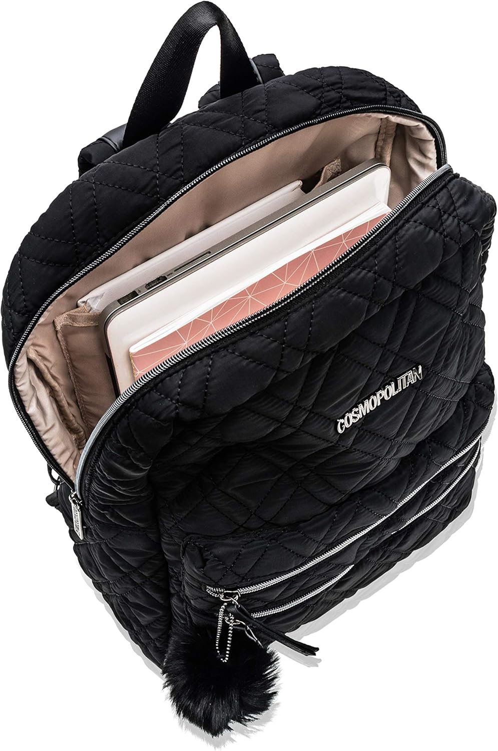 cosmopolitan quilted backpack