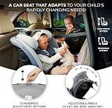 Kinderkraft I-Grow I-Size 40-150 cm 360° Rotating Car Seat Gray view 6